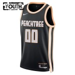 Maillot NBA Atlanta Hawks Personnalisable Nike 2025-26 City Edition Noir Swingman - Enfant